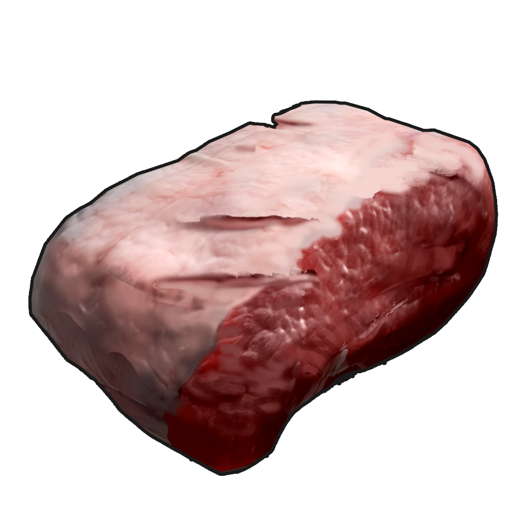 Raw Big Cat Meat