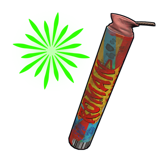 Green Roman Candle