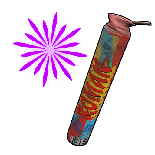 Violet Roman Candle
