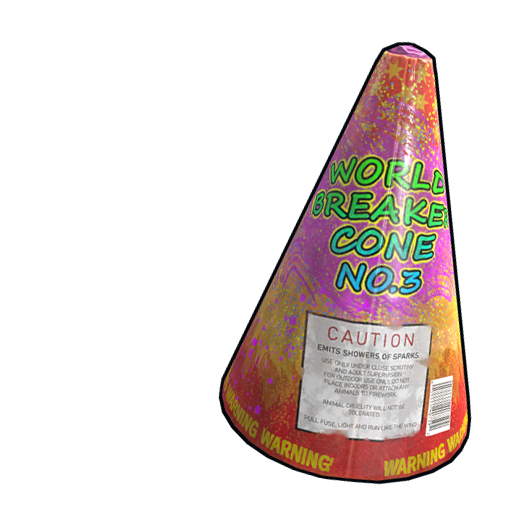 White Volcano Firework