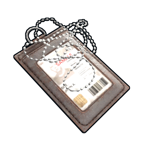 Gray ID Tag